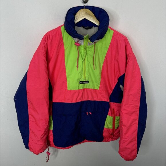 Sunice Jackets & Blazers - Vintage Sunice 80s 90s Neon Anorak Ski Jacket Colorful Bright Snowboard Woman M